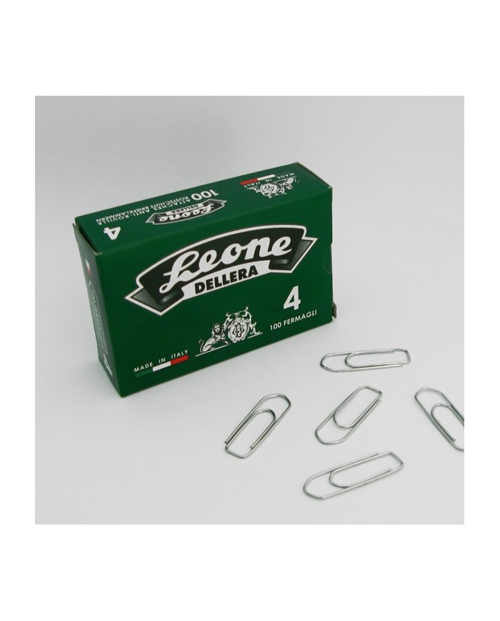 Fermagli zincati dellera - punta rotonda - n 4 - 32 mm