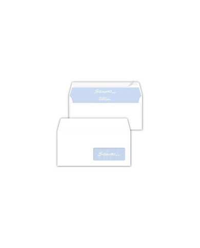 Buste commerciali silver90 strip com finestra - 110 x 230 mm