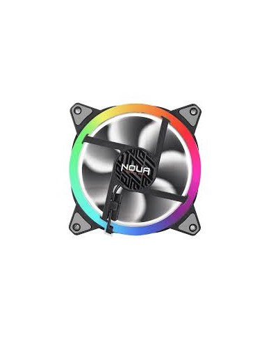 Ventola noua lips black rgb rainbow dual halo 120mm 16led
