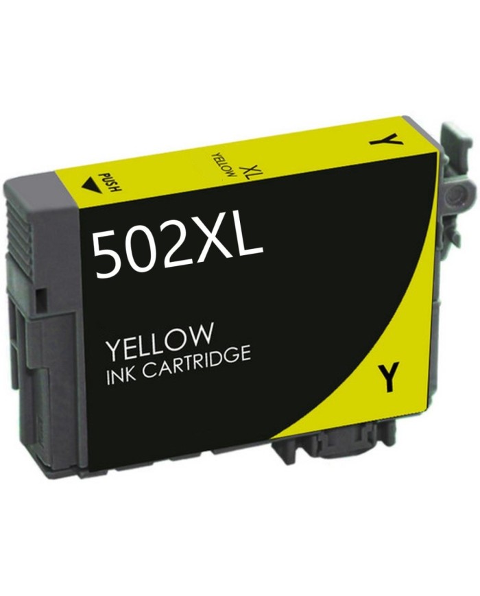 Cartuccia compatibile epson (c13t02w44010, 502xl) workforce wf2860dwf (0,47k) giallo - binocolo