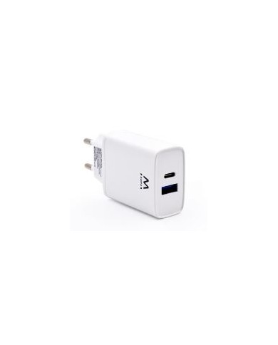 Ewent caricatore rapido usb-c e qc3.0 da 20 w (ew1321)