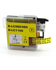 Cartuccia compatibile (lc980y, lc1100y, lc-985y) per brother mfc5890, dcp-j125 (18ml)