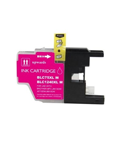Cartuccia compatibile (lc-1220mxl, lc-1240mxl, lc-1280mxl) per brother dcp-j525w (16,6ml) magenta