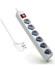 Ewent multipla 6 posizioni con spina italiana 10a (ew3922)