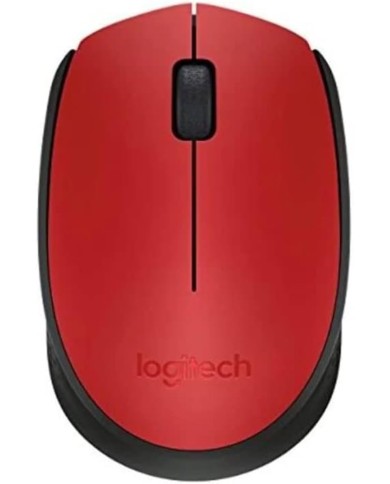 Logitech mouse m171 wireless red