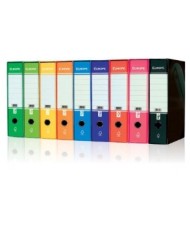 Registratore d'archivio con custodia protocollo d.8 (dorso 8cm) - blu