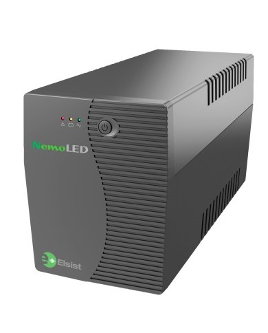 Elsist nemo led 65 gruppo di continuita' 650va/240watt 2 prese shuko - teconologia line interactive