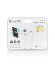 Ewent cavo apple mfi lightning 2.0m (ew9902)