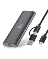 Box usb 3.2 gen2 10gbps per ssd m.2 nvme&sata, cavo usb-c (ew7061)