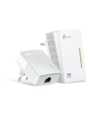Tp-link adattatore powerline wireless n extender tl-wpa4220kit conf.2pz av600 300mbps 2 porte ethernet