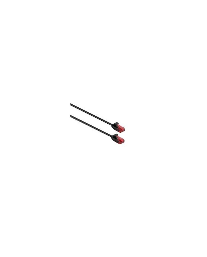 Cavo cavo patch slim cat.6 u/utp 5.0m, nero, cu, awg30/7 (im1048)