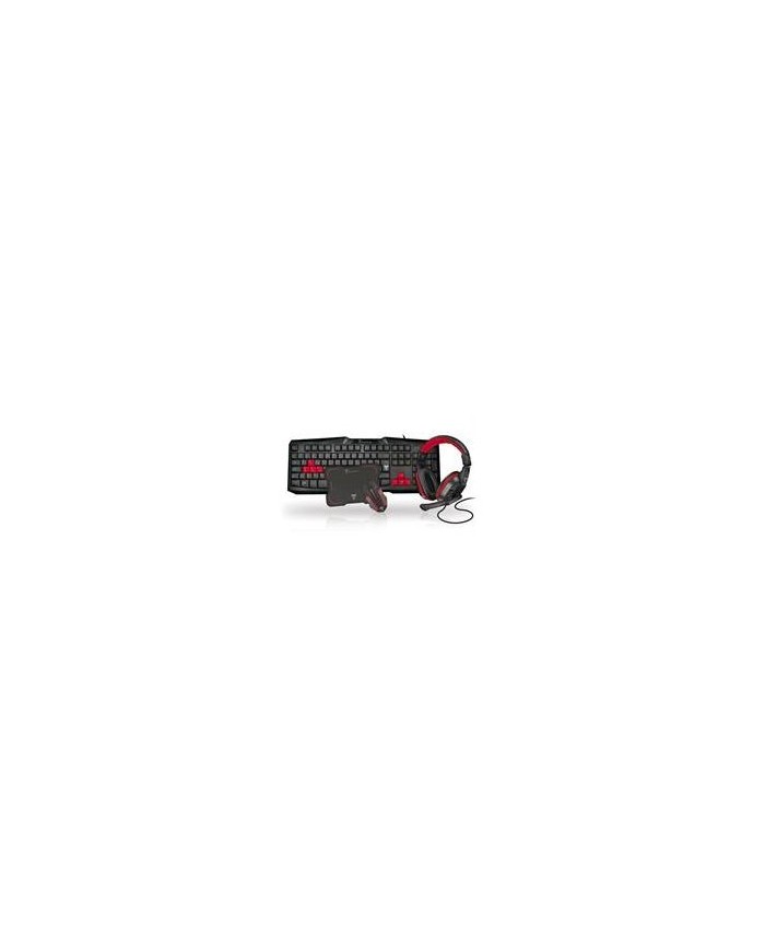 Tastiera gaming mach power usb 104 tasti +10*multim black 3*col