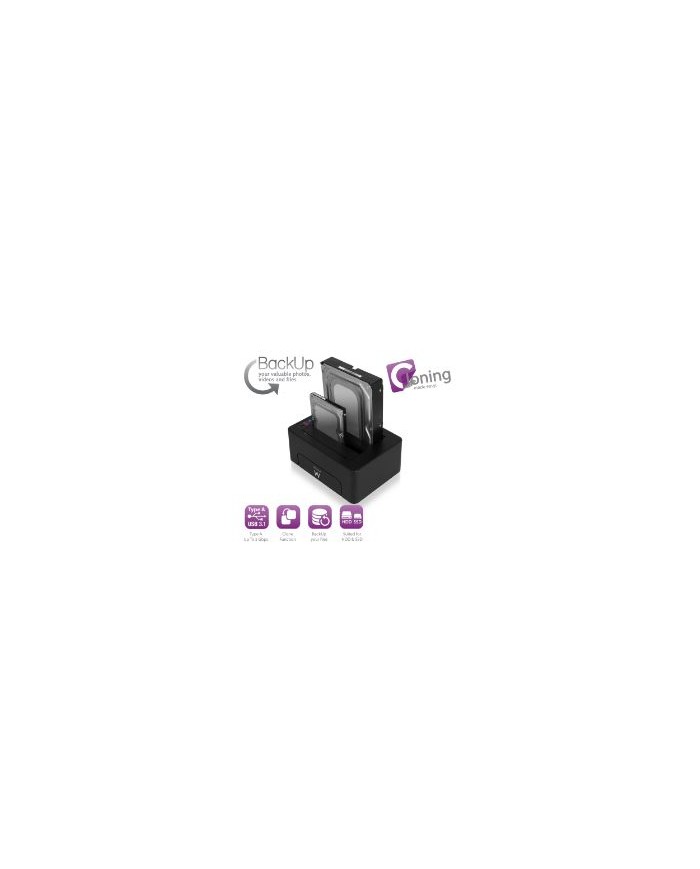 Ewent docking station usb3.1 hdd/ssd sata da 2,5 e 3,5 pollici (ew7014)