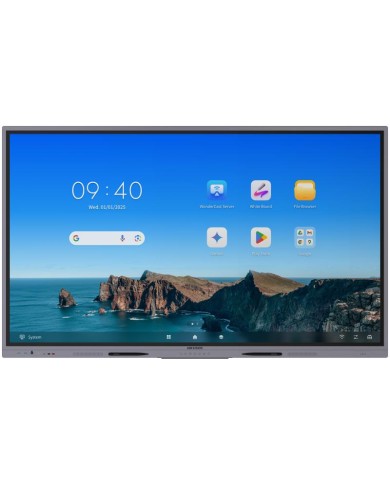 Hikvision ds-d5a65rb/a3 monitor touch 65 interattivo 4k, android 14,edla, 8gb,128gb, type-c, 3*hdmi, wi-fi/bt,staffa inc.