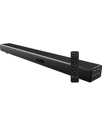 Techmade soundbar wireless portatile 120 watt con suboofer integrato colore nero - tm-et030