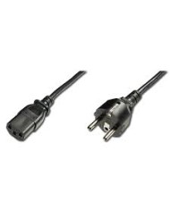 Cavo alim. vde c14 - schuko 0,23m  (cc-190300-001-n-b)