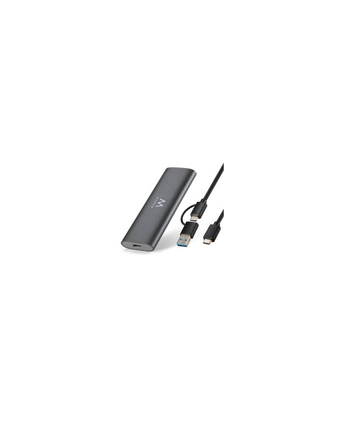 Box usb 3.2 gen2 10gbps per ssd m.2 nvme&sata, cavo usb-c (ew7061)
