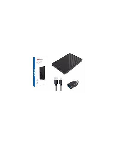 Box esterno hikvision per hdd/ssd 2.5 da sata a type-c (hs-hub-mhc201)