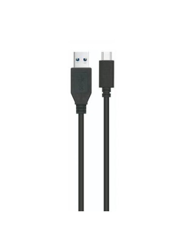Ewent cavo usb 3.2 gen1 tipo a/c m/m, pd60w, 5gbps, pvc, nero, 1.0m (ec1055)