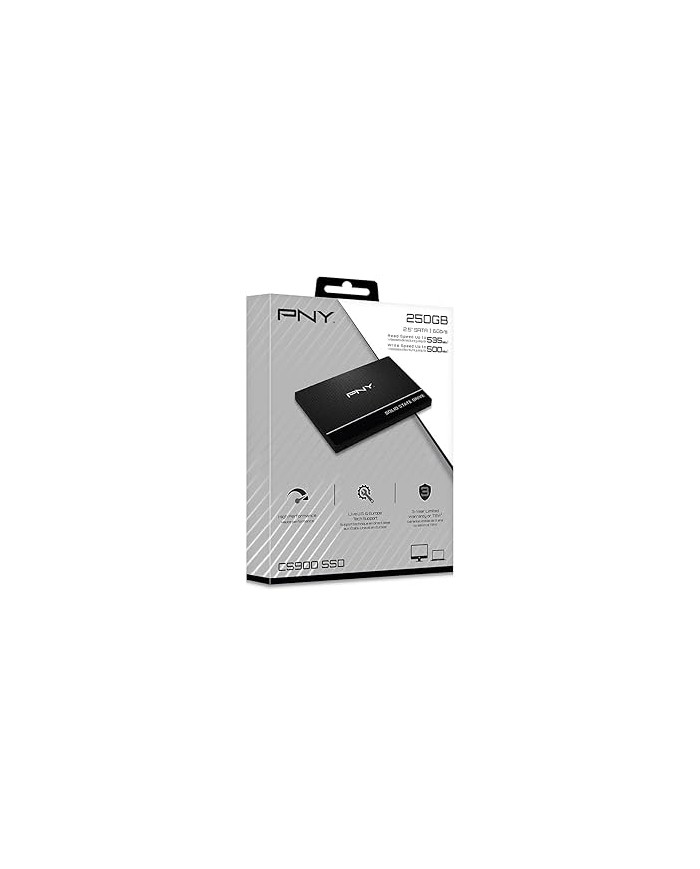 Pny ssd 250gb sata3 cs900 sata3 2.5