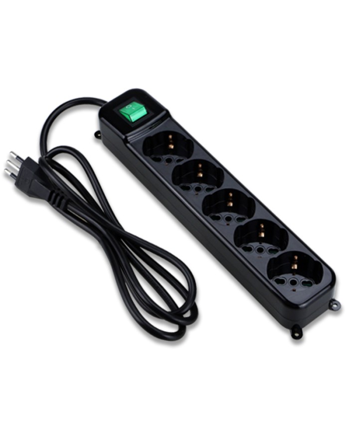 Tecnoware power cleaner 5: ingresso italia - 5 uscite italia/schuko - together on