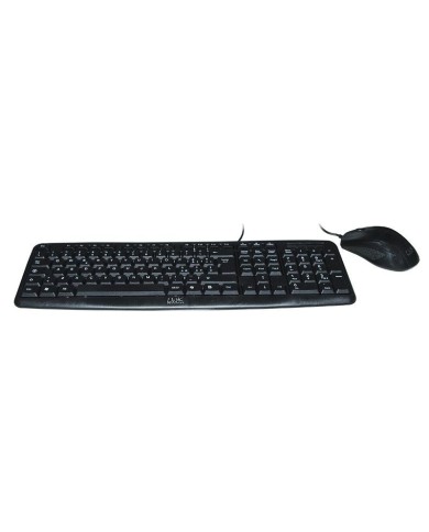 Link kit tastiera multimediale e mouse con cavo usb (lktast08)