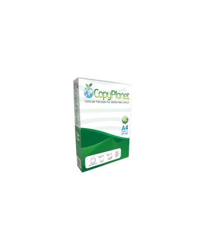 Risma carta fotocopie a4 rifascio verde 80 gr