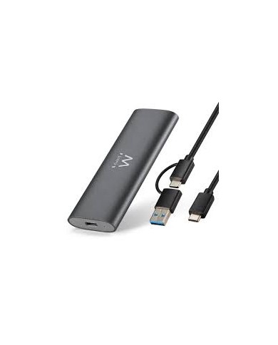 Box usb 3.2 gen2 10gbps per ssd m.2 nvme&sata, cavo usb-c (ew7061)