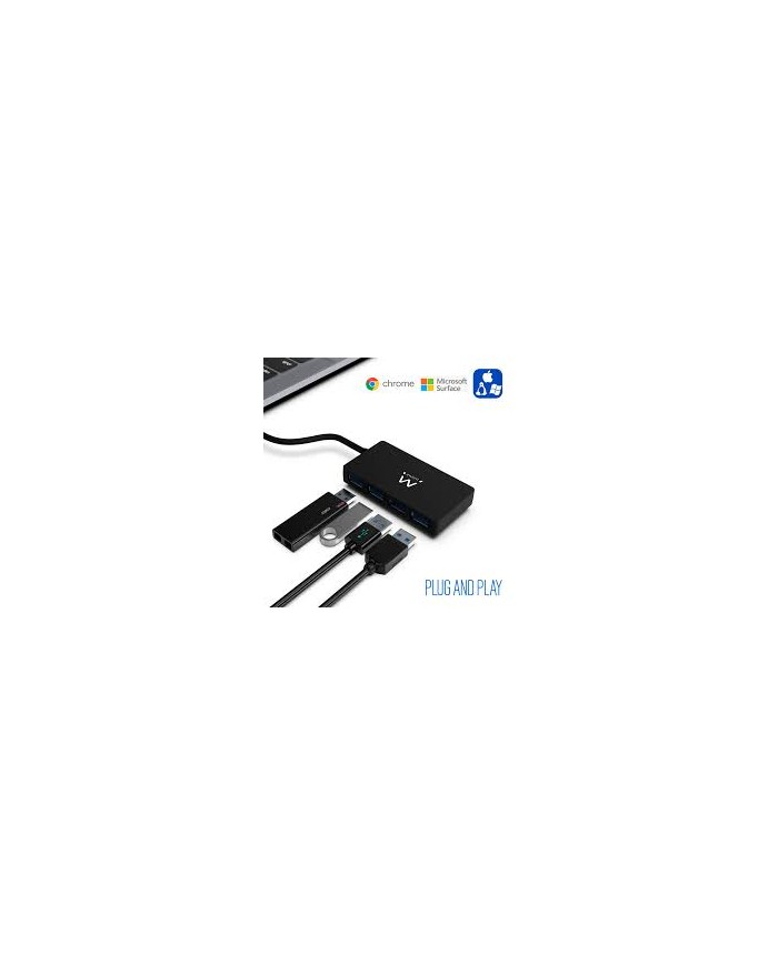 Ewent ew1136 hub usb-a 3.2. 4 porte usb
