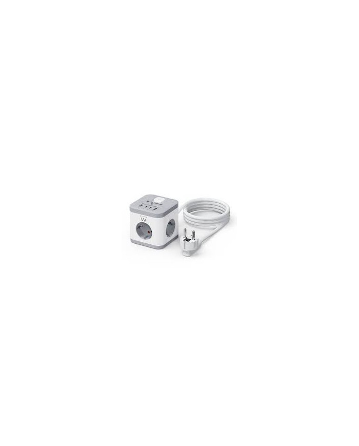 Ewent multipresa mini a torretta 3 posizioni + pd2xusb-c + 2xusb (ew3863)