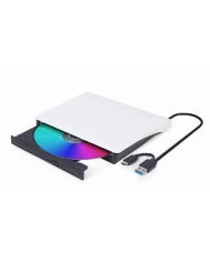 Techmade gembird masterizzatore dvd usb esterno,black white