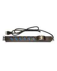 Link multipresa alimentazione per rack 19 con 6 prese universali tripolari/schukomagnetotermica (lk10050-wpnpdui0206)