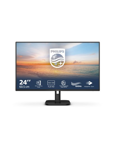 Monitor led philips 23.8 100hz 4ms vesa vga hdmi multimediale (24e1n1100a)